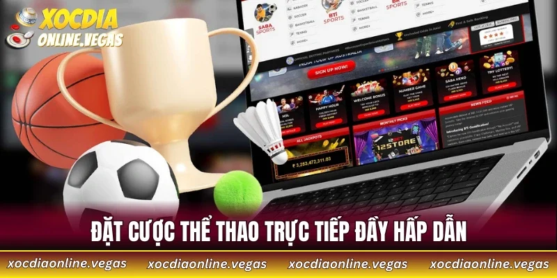 Đặt cược thể thao trực tiếp đầy hấp dẫn