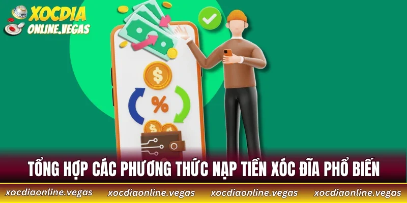 Nạp Tiền Xóc Đĩa 1 Tổng hợp các phương thức nạp tiền Xóc Đĩa phổ biến
